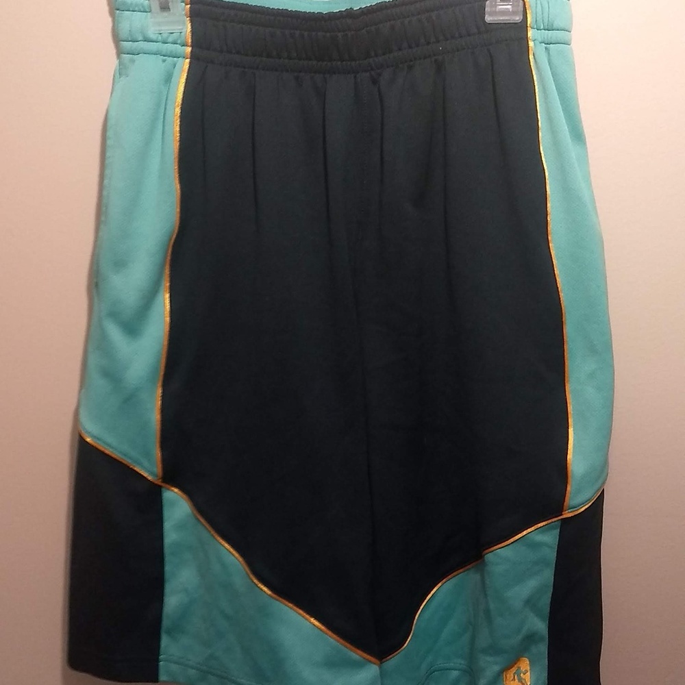 And1 turquoise basketball shorts M